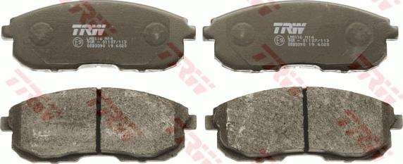 TRW GDB3390 - Set placute frana,frana disc parts5.com