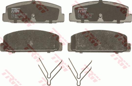 TRW GDB3311 - Brake Pad Set, disc brake parts5.com