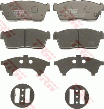 TRW GDB3236 - Brake Pad Set, disc brake parts5.com