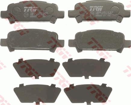 TRW GDB3223 - Fren balata seti, diskli fren parts5.com