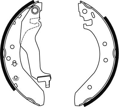 TRW GS6246 - Brake Shoe Set parts5.com