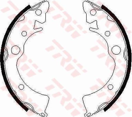 TRW GS6210 - Fékpofakészlet parts5.com