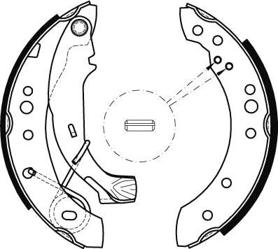 TRW GS8467 - Set saboti frana parts5.com