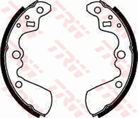 TRW GS8597 - Set saboti frana parts5.com