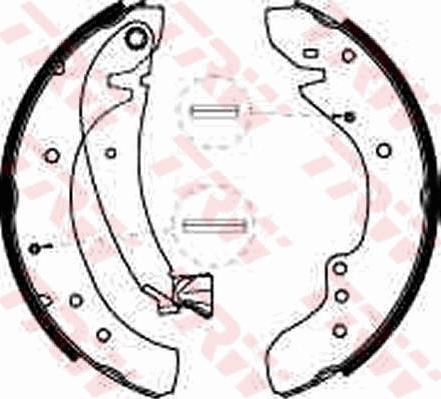 TRW GS8545 - Bremsbackensatz parts5.com