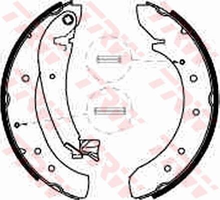 TRW GS8546 - Bremsbackensatz parts5.com