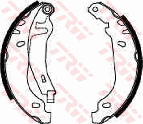 TRW GS8531 - Σετ σιαγόνων φρένων parts5.com