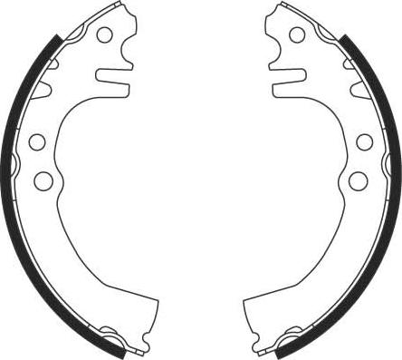 TRW GS8699 - Set saboti frana parts5.com