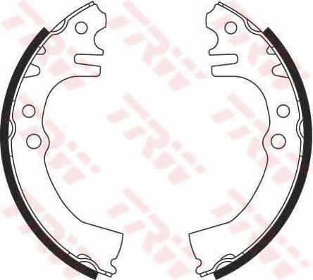 TRW GS8699 - Set saboti frana parts5.com