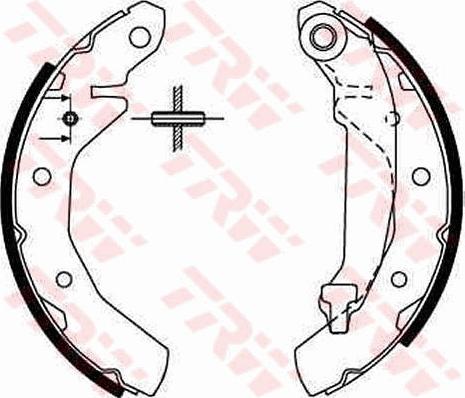 TRW GS8646 - Set saboti frana parts5.com