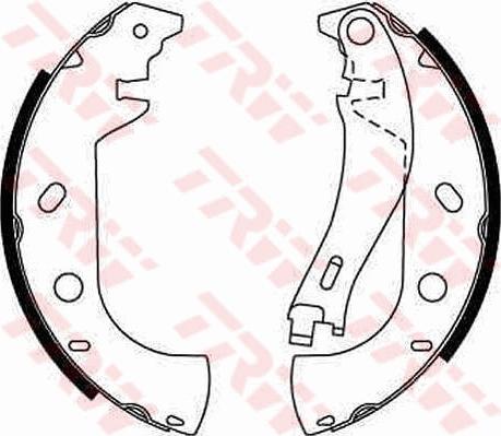 TRW GS8653 - Set saboti frana parts5.com