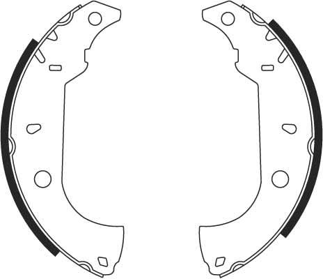 TRW GS8614 - Jeu de mâchoires de frein parts5.com