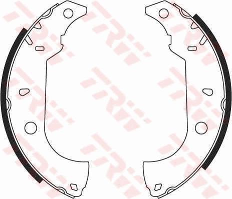 TRW GS8614 - Комплект спирачна челюст parts5.com