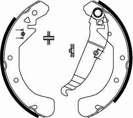 TRW GS8637 - Juego de zapatas de frenos parts5.com