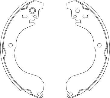 TRW GS8813 - Set saboti frana parts5.com