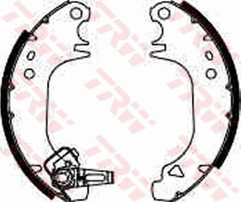 TRW GS8322 - Sada brzdových čeľustí parts5.com