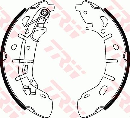 TRW GS8799 - Set saboti frana parts5.com