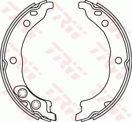 TRW GS8715 - Bremsbackensatz, Feststellbremse parts5.com