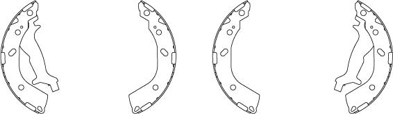 TRW GS8737 - Set saboti frana parts5.com