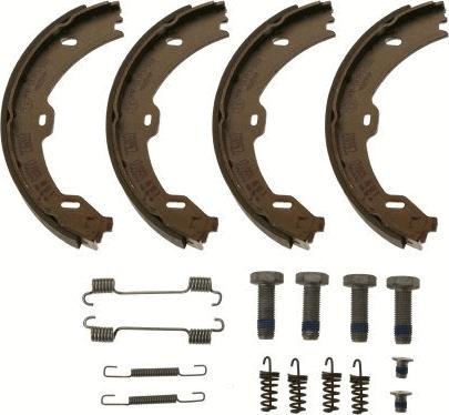 TRW GS8721 - Piduriklotside komplekt,seisupidur parts5.com