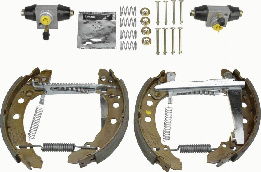 TRW GSK1501 - Juego de zapatas de frenos parts5.com