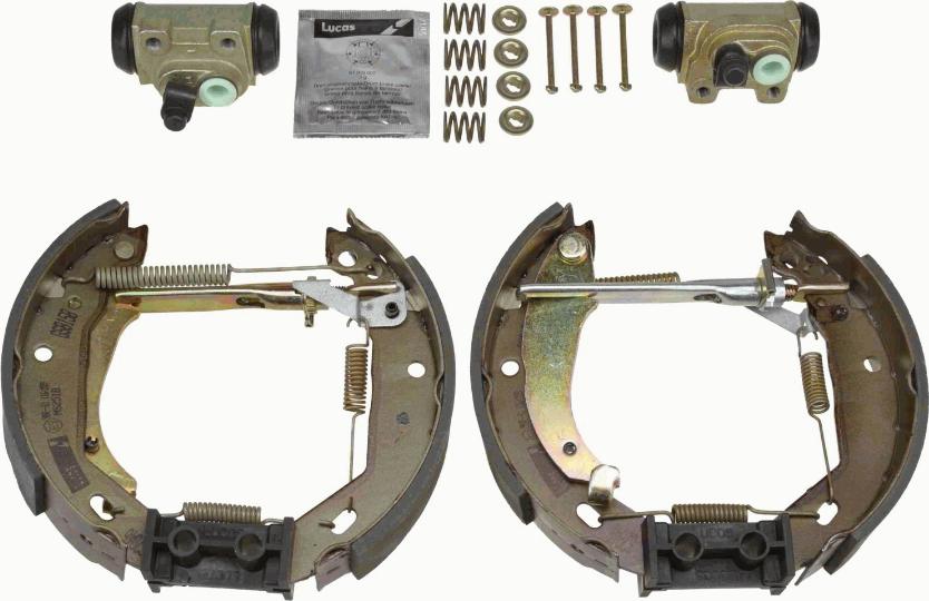 TRW GSK1045 - Garnitura zavorne celjusti parts5.com