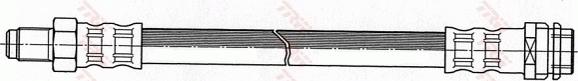 TRW PHB447 - Furtun frana parts5.com