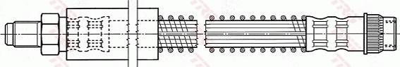 TRW PHB484 - Tubo flexible de frenos parts5.com