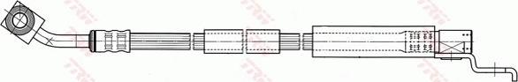 TRW PHD442 - Furtun frana parts5.com