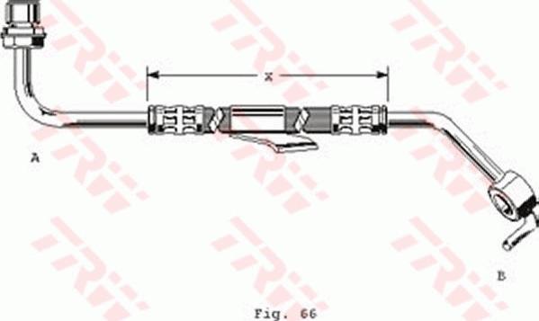 TRW PHD249 - Furtun frana parts5.com