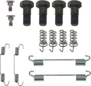 TRW SFK232 - Kompletni pribor, zavorne celjusti rocne zavore parts5.com