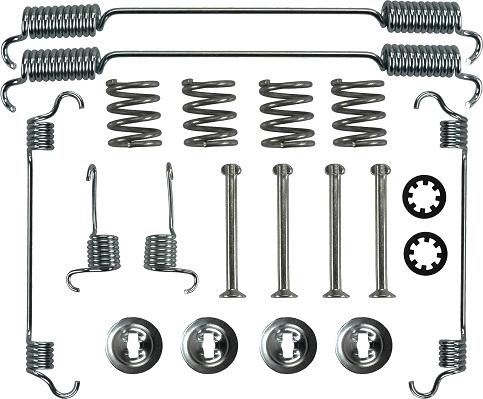 TRW SFK220 - Tartozékkészlet, fékpofa parts5.com