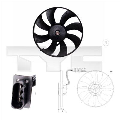 TYC 837-0021 - Fan, motor soğutması parts5.com