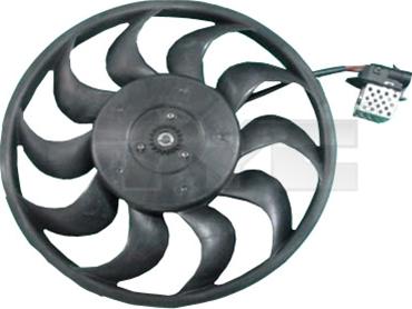 TYC 825-0023 - Fan, radiator parts5.com