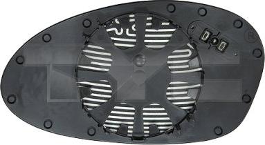 TYC 303-0095-1 - Cristal de espejo, retrovisor exterior parts5.com