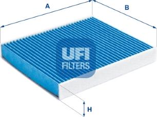 UFI 34.199.00 - Filtro, aire habitáculo parts5.com