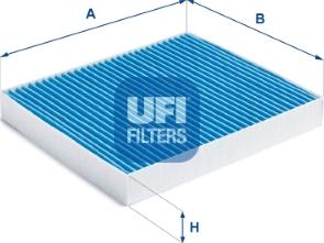 UFI 34.114.00 - Filtr, wentylacja przestrzeni pasażerskiej parts5.com