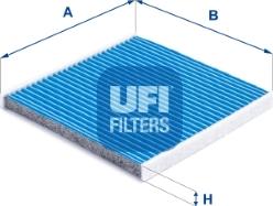 UFI 34.117.00 - Filtru, aer habitaclu parts5.com