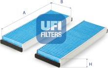 UFI 34.283.00 - Filtru, aer habitaclu parts5.com