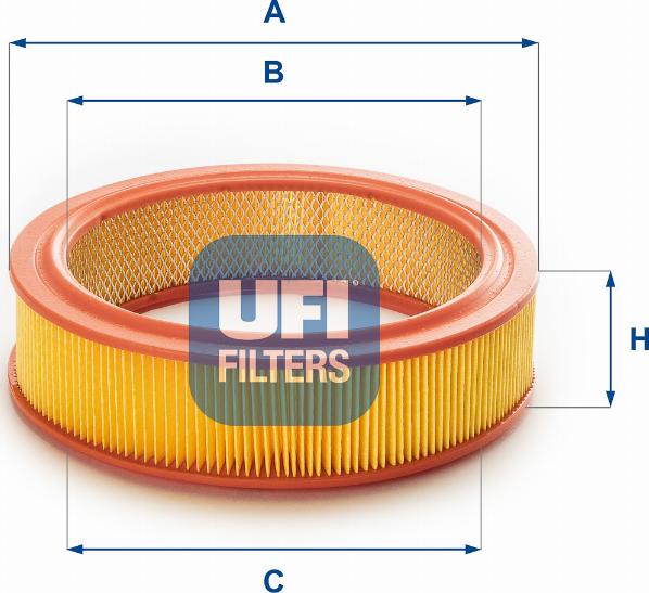 UFI 27.719.00 - Filtru aer parts5.com