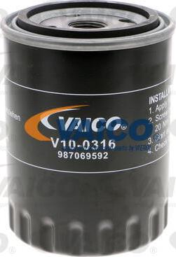 VAICO V10-0316 - Oil Filter parts5.com