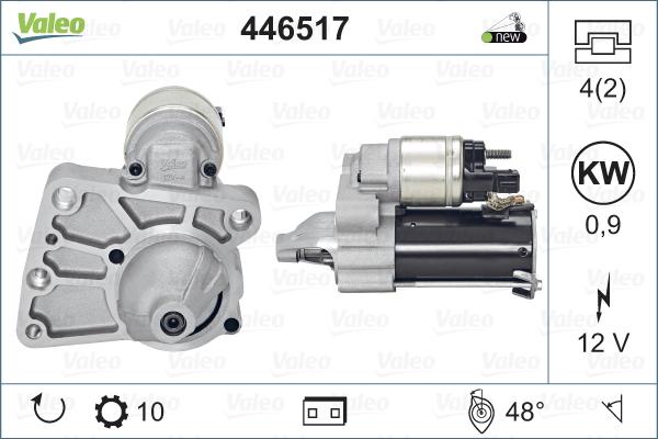 Valeo 446517 - Starter parts5.com