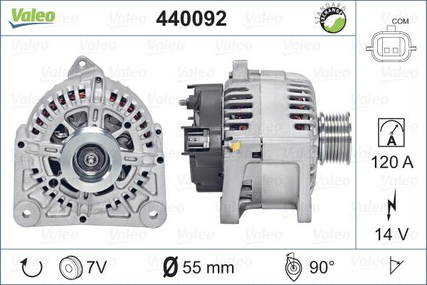 Valeo 440092 - Alternator parts5.com