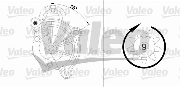 Valeo 455748 - Uputnik parts5.com