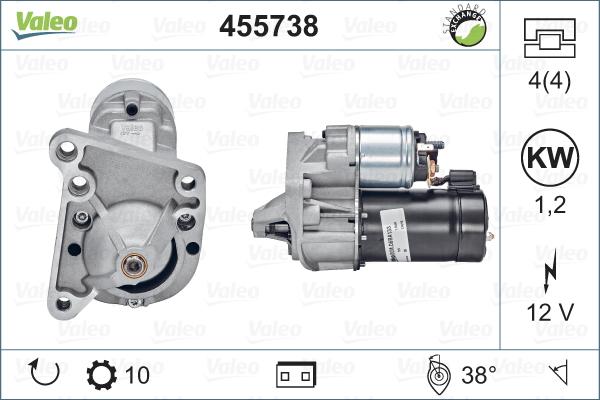 Valeo 455738 - Démarreur parts5.com