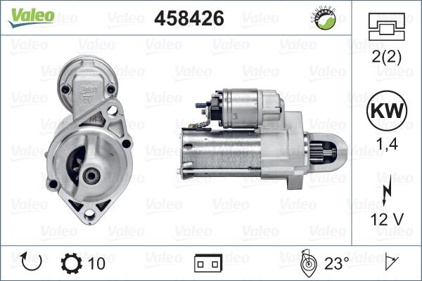 Valeo 458426 - Marş motoru parts5.com