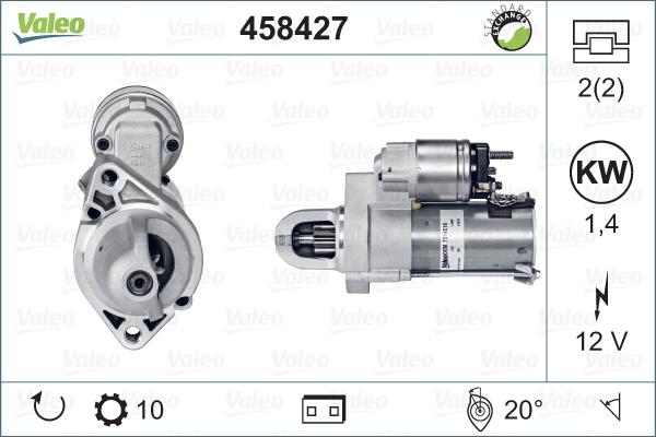 Valeo 458427 - Marş motoru parts5.com