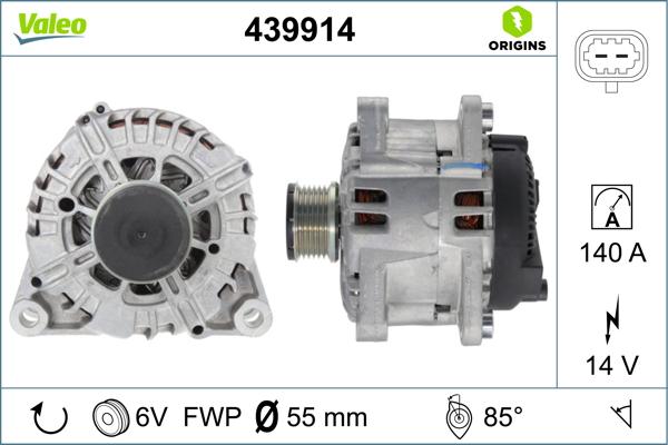 Valeo 439914 - Alternátor parts5.com