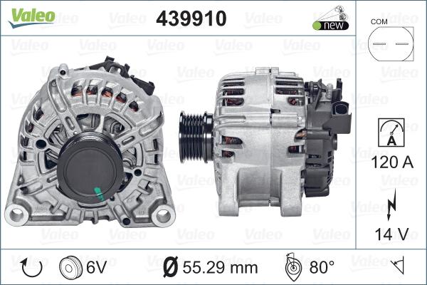 Valeo 439910 - Alternator parts5.com