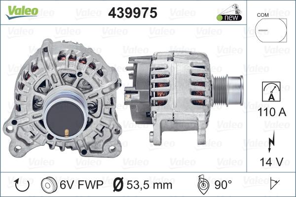 Valeo 439975 - Alternator parts5.com